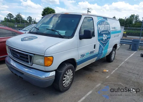 2005 Ford E-150 Commercial/Recreational из США, поврежденный, VIN 1FTRE14L65HA87155